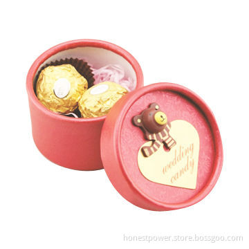 Chocolate Package with Paper Cap/Bottom, Customized Sizes and Logos Welcomed